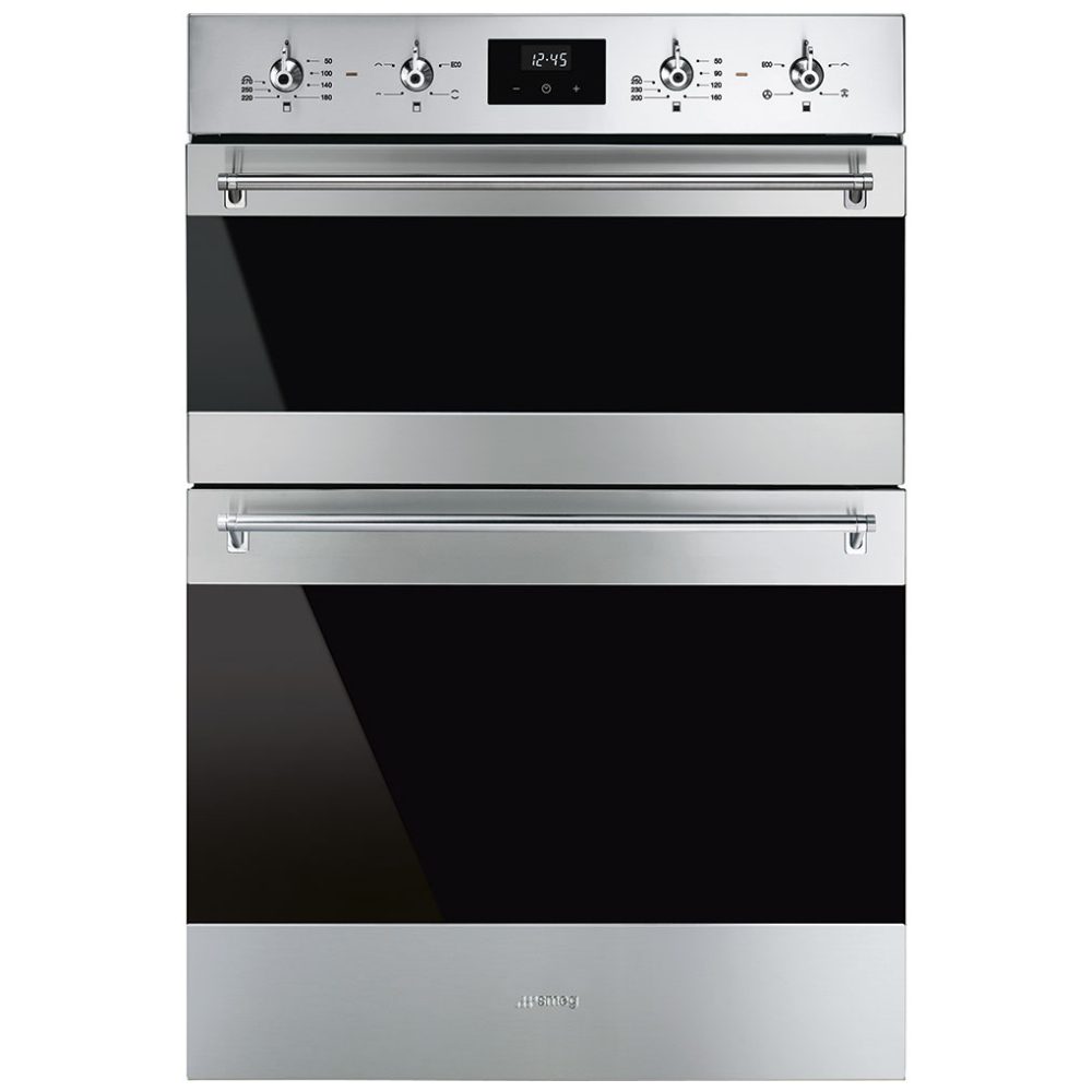 Smeg  Classic Built In Double Oven DOSF6300X - Stainless Steel
