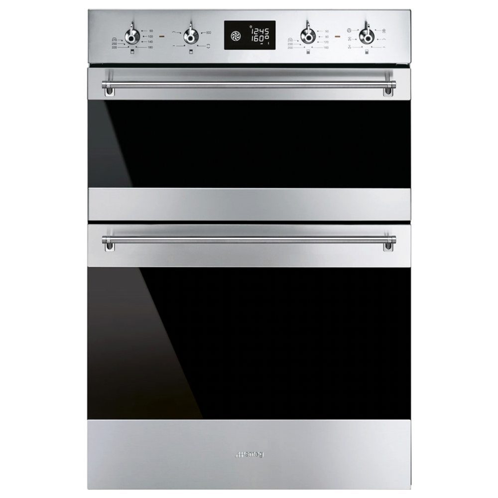 Smeg  Classic Built In Multifunction Double Oven DOSF6390X - Stainless Steel