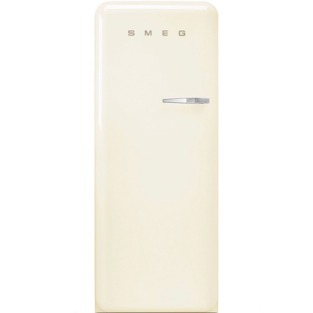 Smeg  60cm Retro Refrigerator Left Hand Hinge FAB28LCR6UK - Cream