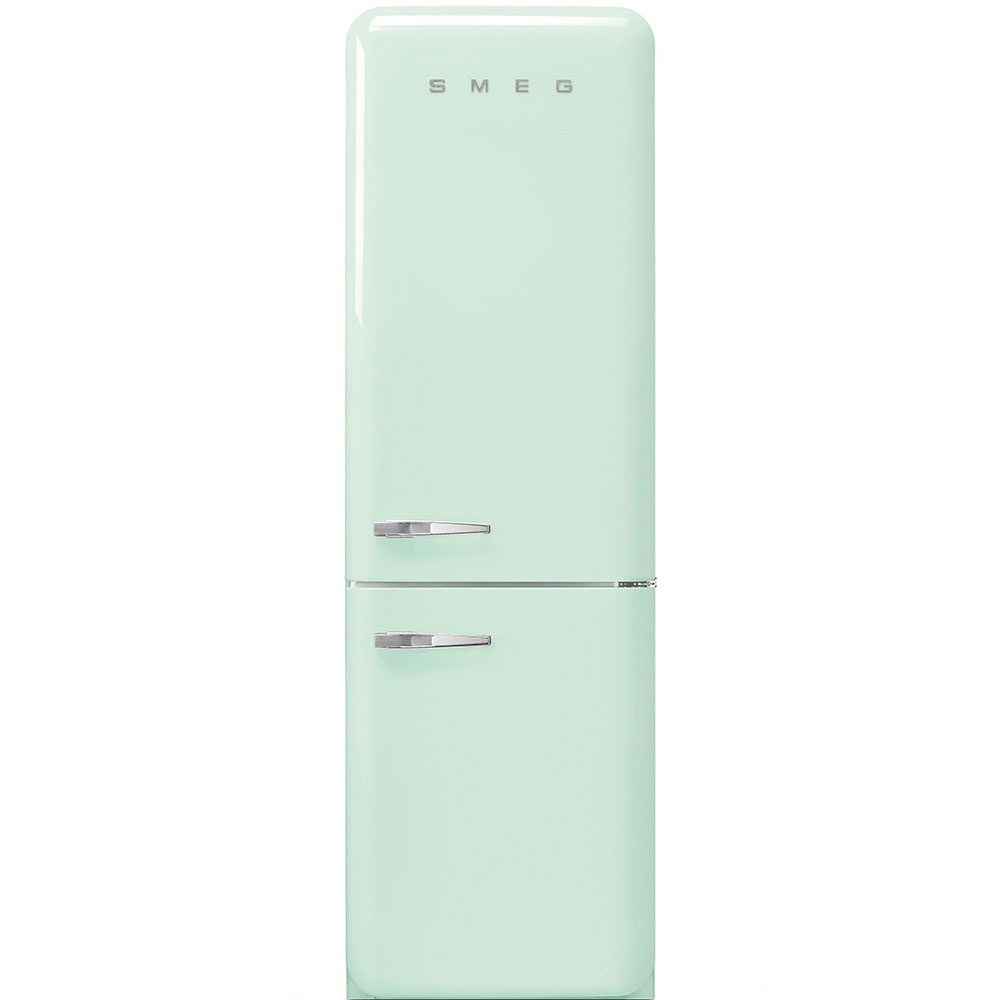 Smeg 60cm Retro Frost Free Fridge Freezer Right Hand Hinge FAB32RPG6UK - PASTEL GREEN Smeg 60cm Retro Frost Free Fridge Freezer Right Hand Hinge FAB32RPG6UK - PASTEL GREEN