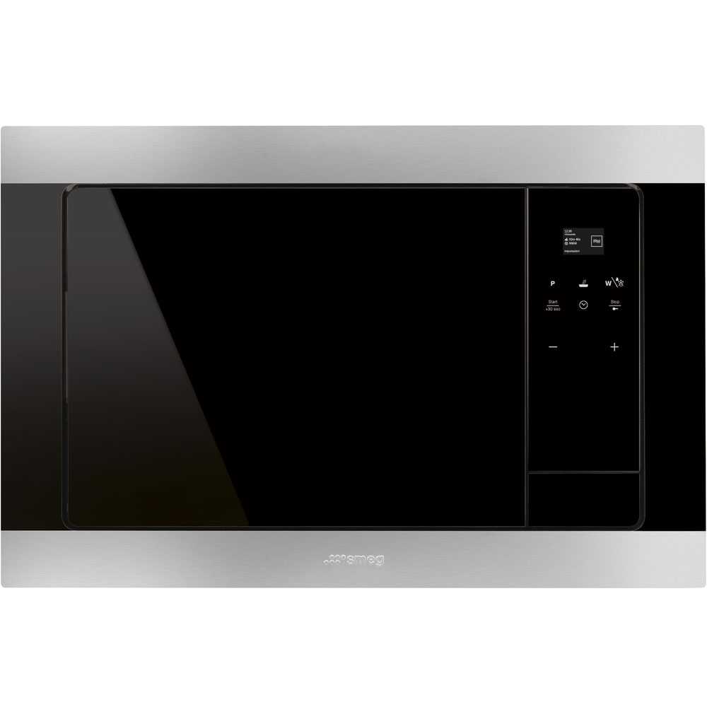 Smeg  Built In Classic Microwave And Grill For Tall Housing FMI320X2 - Stainless Steel