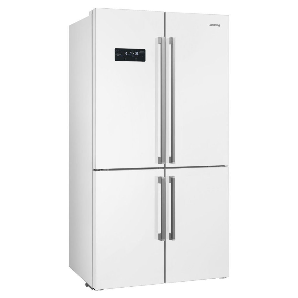 Smeg  French Style 4 Door Fridge Freezer Non Ice + Water FQ60BDE - White