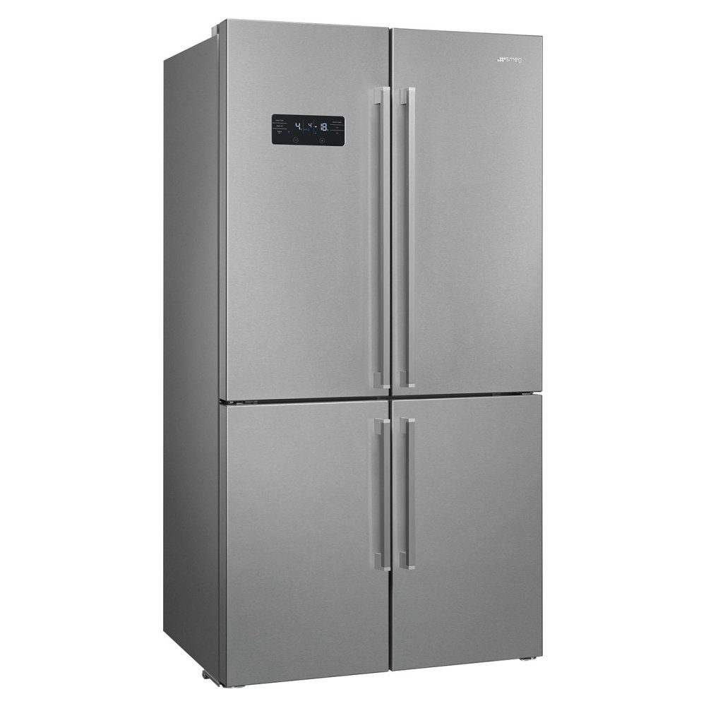 Smeg  French Style 4 Door Fridge Freezer Non Ice + Water FQ60XDE - Silver