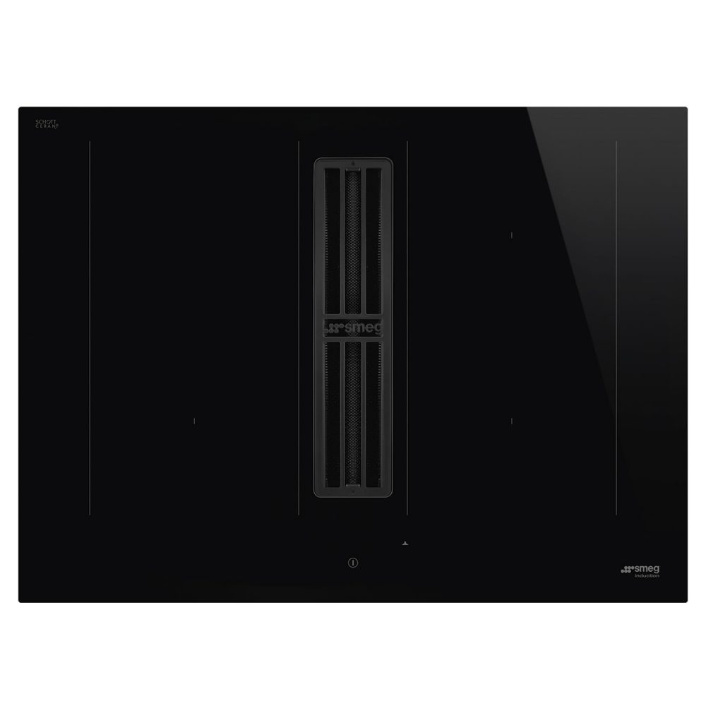 Smeg  70cm Air Venting Induction Hob HOBD472D2 - Black