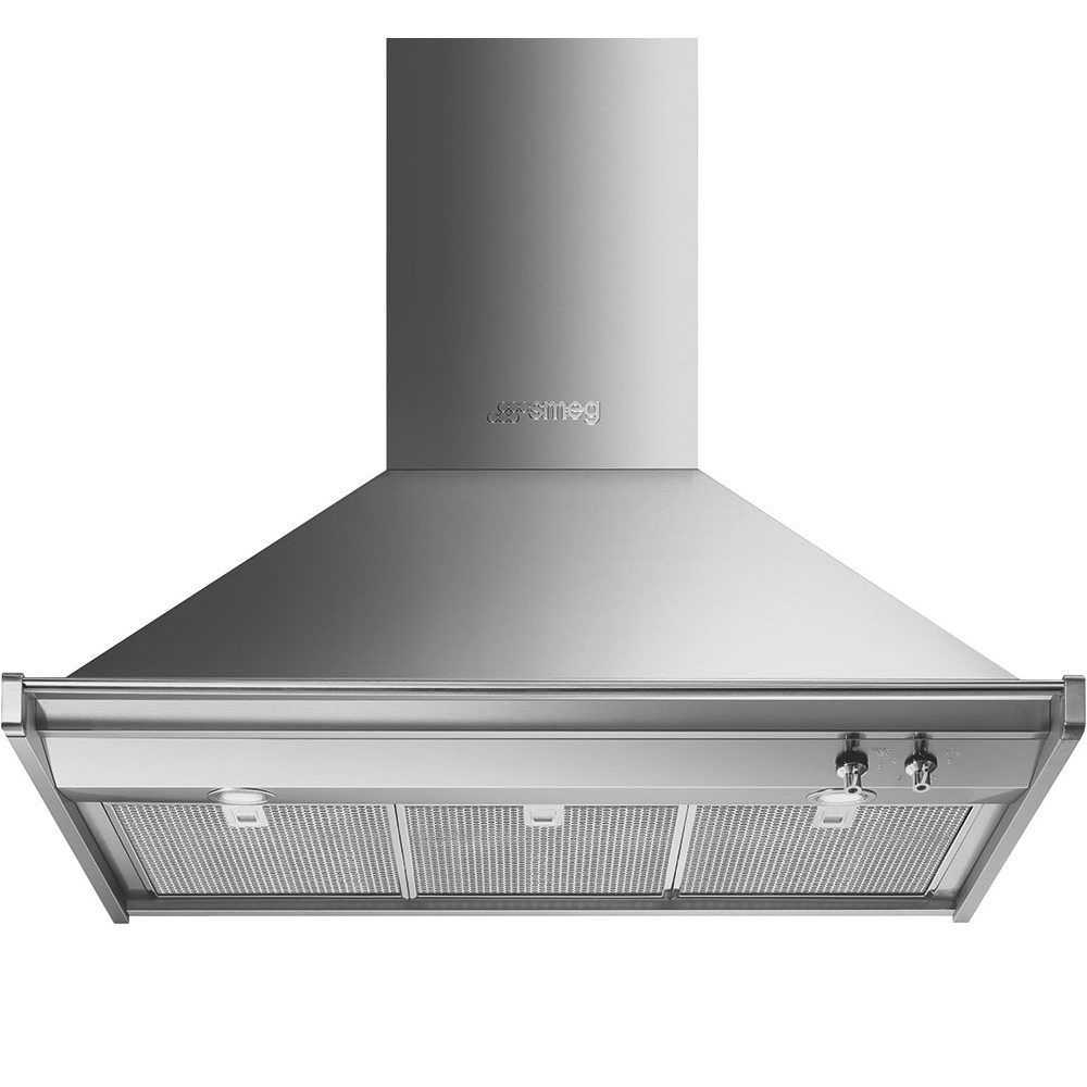 Smeg  90cm Opera Chimney Hood KD90HXE - Stainless Steel