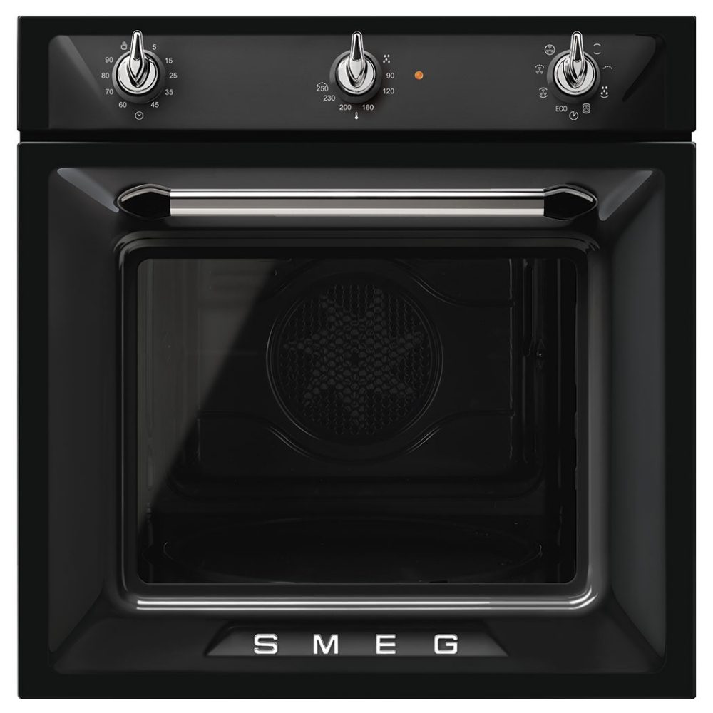 Smeg  Victoria Multifunction Single Oven SF6905N1 - Black