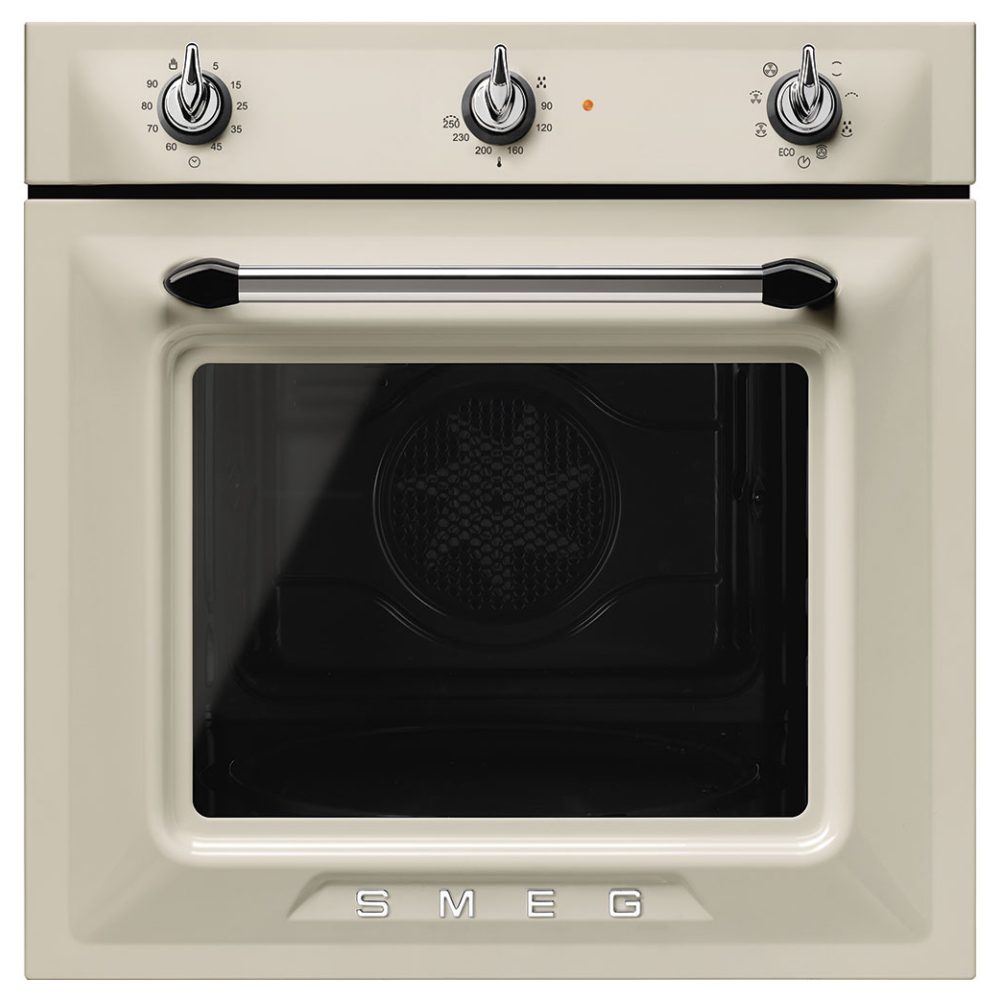 Smeg  Victoria Multifunction Single Oven SF6905P1 - Cream