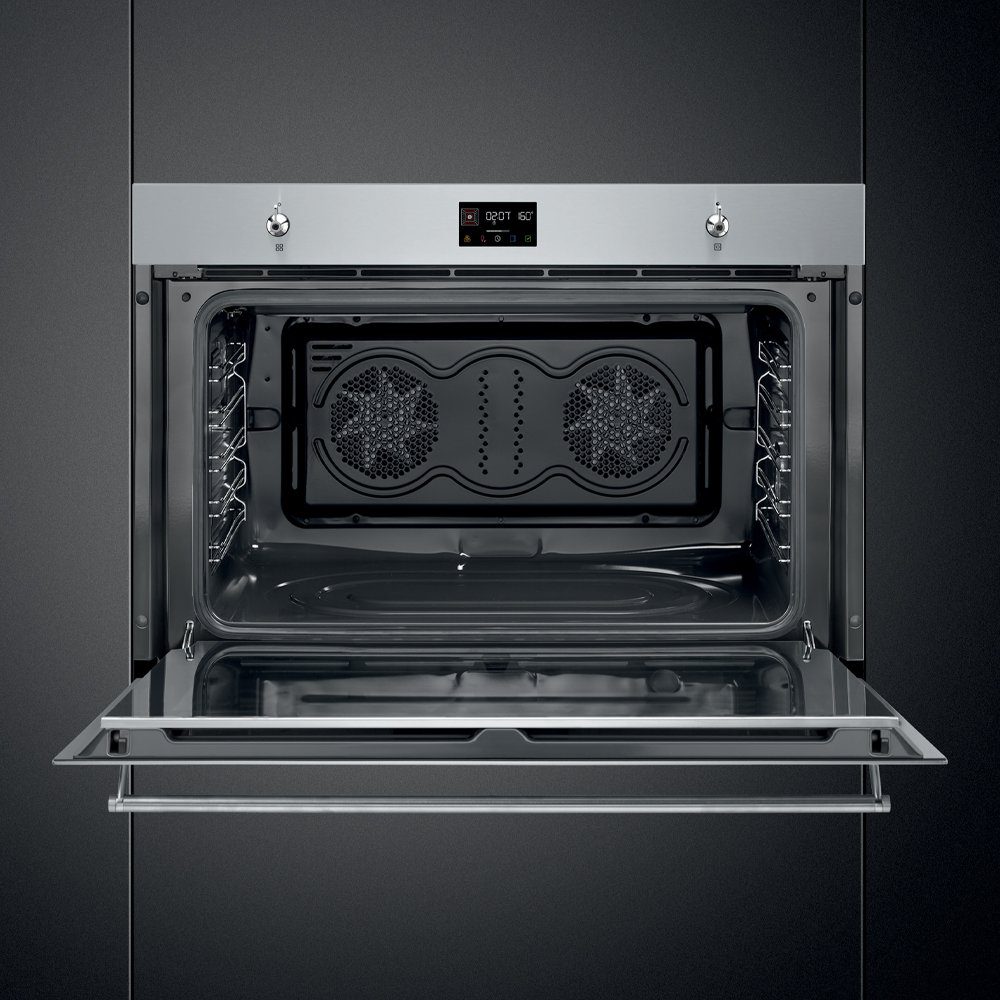 Smeg 90cm Classic Multifunction Single Oven SF9302TX - Stainless Steel Smeg 90cm Classic Multifunction Single Oven SF9302TX - Stainless Steel
