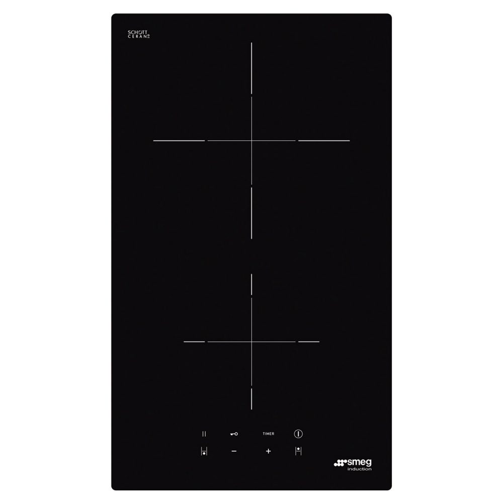 Smeg  30cm Domino Induction Hob SI2321D - Black