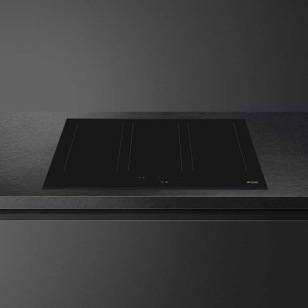 Smeg 80cm 6 Zone Multizone Induction Hob SIM3864D - Black Smeg 80cm 6 Zone Multizone Induction Hob SIM3864D - Black