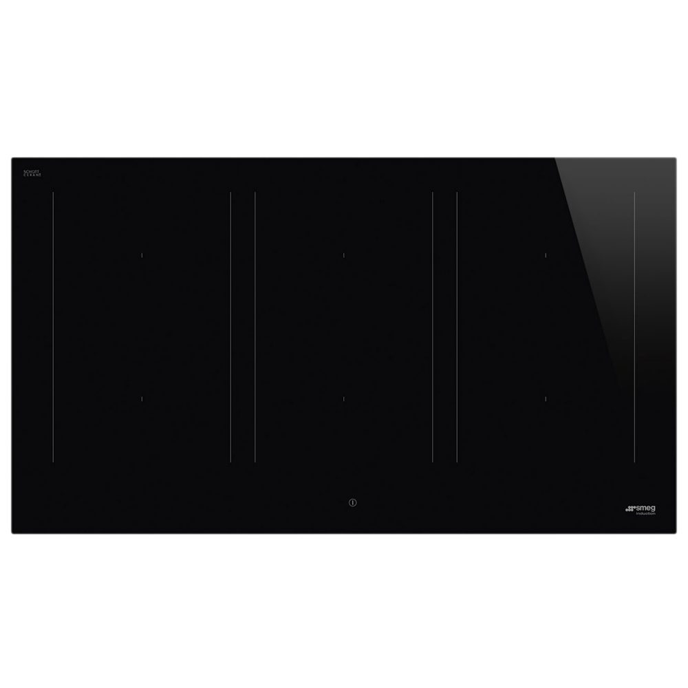 Smeg 90cm 6 Zone Multizone Induction Hob SIM3964D - Black Smeg 90cm 6 Zone Multizone Induction Hob SIM3964D - Black