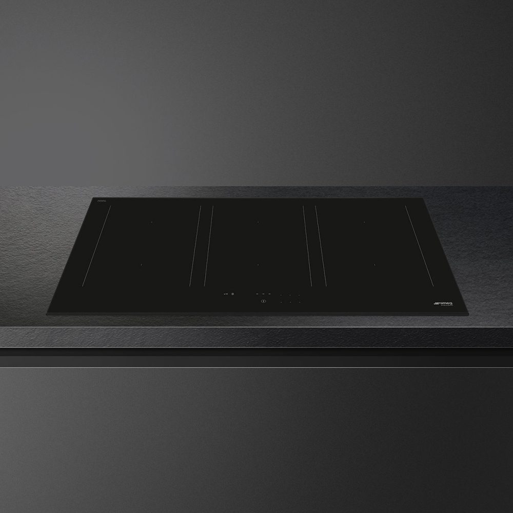 Smeg 90cm 6 Zone Multizone Induction Hob SIM3964D - Black Smeg 90cm 6 Zone Multizone Induction Hob SIM3964D - Black