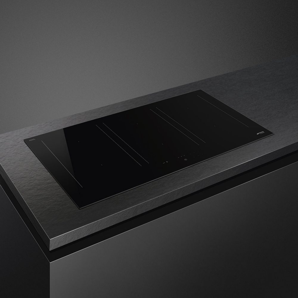 Smeg 90cm 6 Zone Multizone Induction Hob SIM3964D - Black Smeg 90cm 6 Zone Multizone Induction Hob SIM3964D - Black