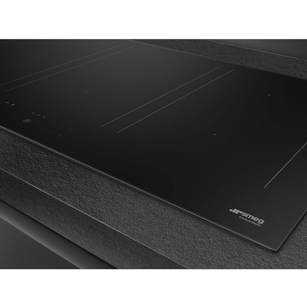Smeg 90cm 6 Zone Multizone Induction Hob SIM3964D - Black Smeg 90cm 6 Zone Multizone Induction Hob SIM3964D - Black