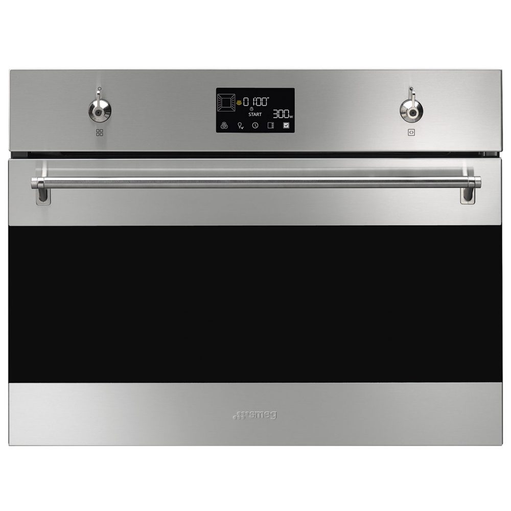 Smeg  Classic Combination Microwave Oven For Tall Housing SO4302M1X - Stainless Steel
