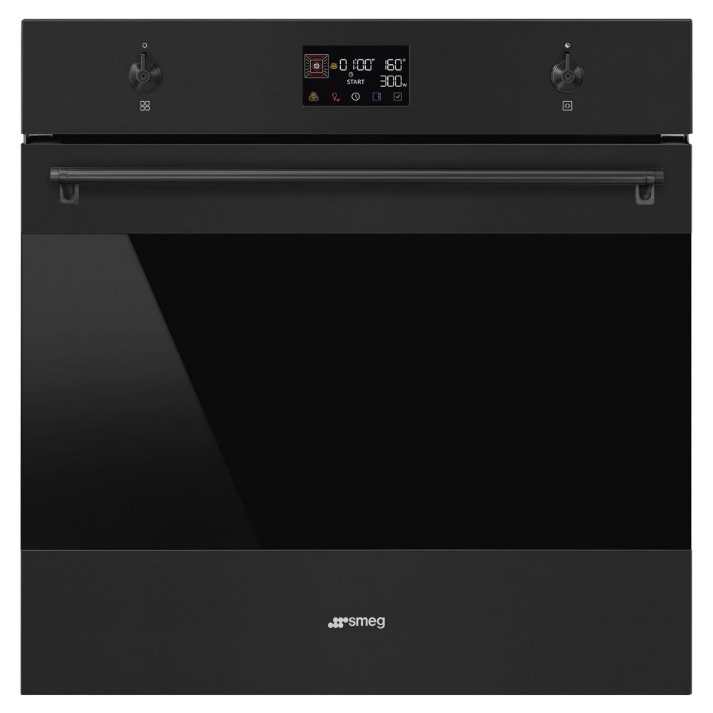 Smeg  Classic SpeedwaveXL Built In Oven With Microwave SO6302M2N - Matte Black