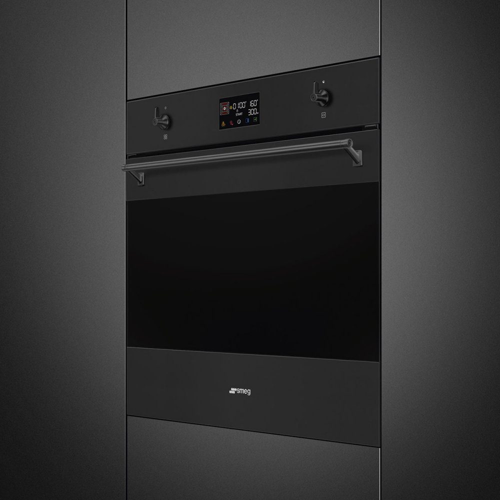 Smeg Classic SpeedwaveXL Built In Oven With Microwave SO6302M2N - Matte Black Smeg Classic SpeedwaveXL Built In Oven With Microwave SO6302M2N - Matte Black