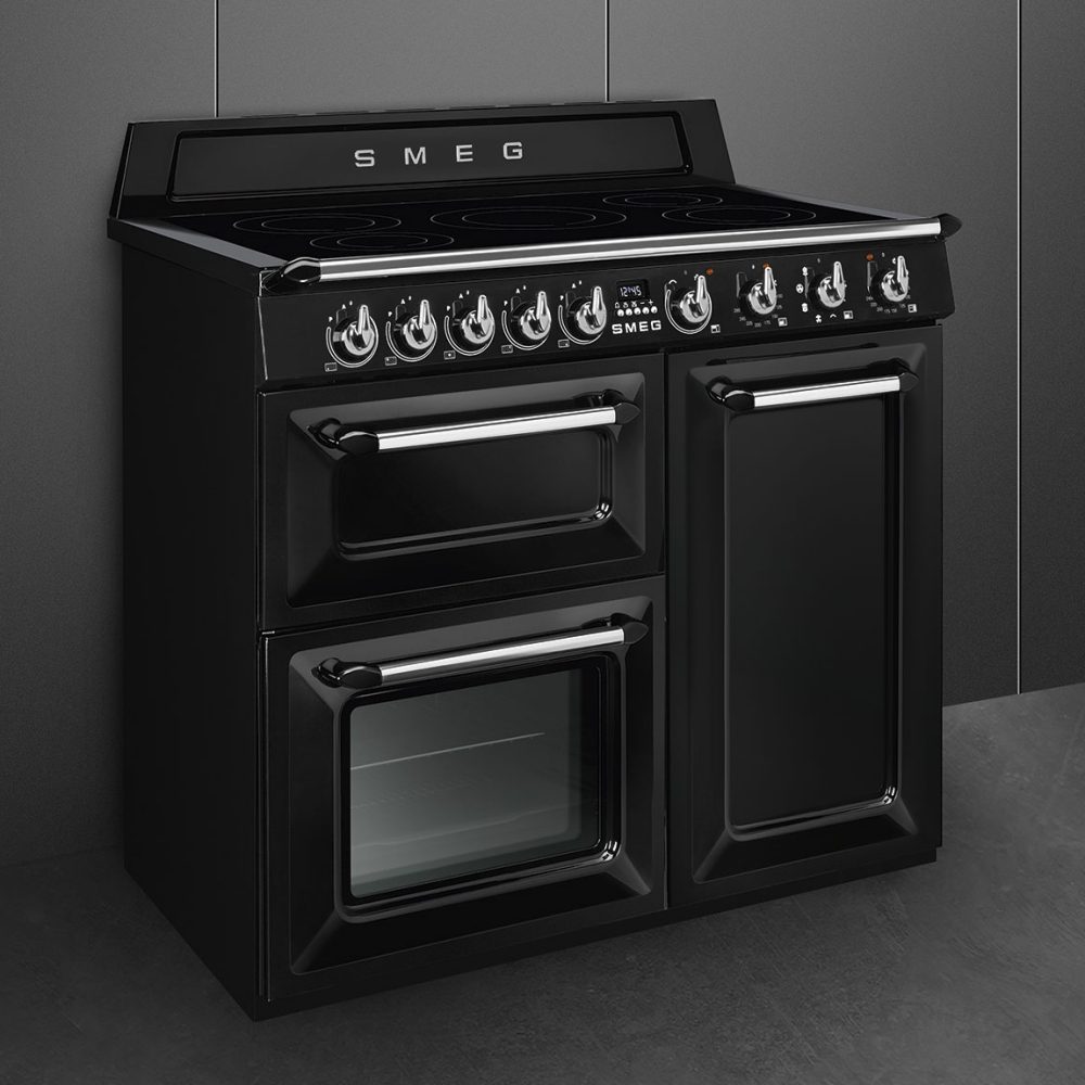 Smeg 100cm Victoria Induction Range Cooker TR103IBL2 - Black Smeg 100cm Victoria Induction Range Cooker TR103IBL2 - Black