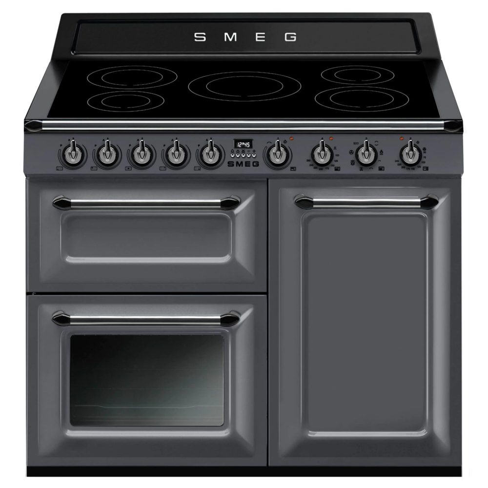 Smeg  100cm Victoria Induction Range Cooker TR103IGR2 - Slate