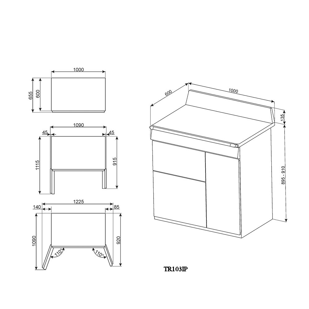 Smeg 100cm Victoria Induction Range Cooker TR103IP2 - Cream Smeg 100cm Victoria Induction Range Cooker TR103IP2 - Cream