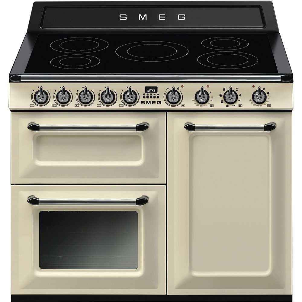 Smeg  100cm Victoria Induction Range Cooker TR103IP2 - Cream