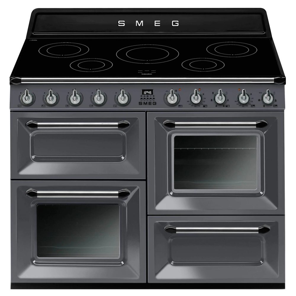 Smeg  110cm Victoria Induction Range Cooker TR4110IGR2 - Slate