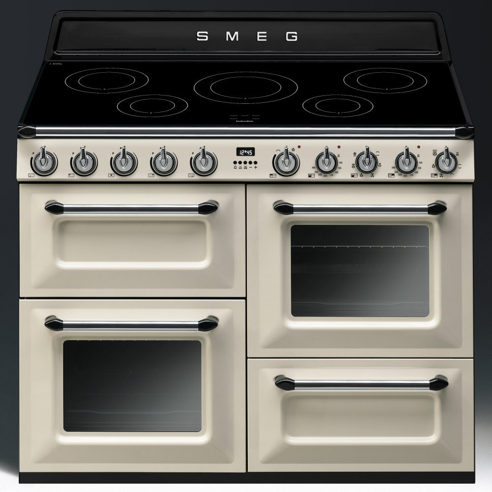 Smeg  110cm Victoria Induction Range Cooker TR4110IP2 - Cream