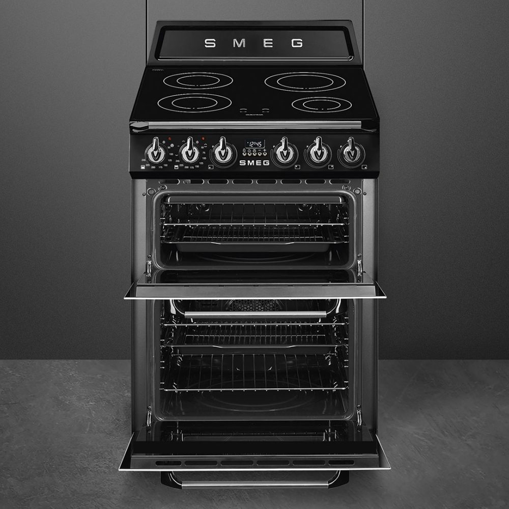 Smeg 60cm Victoria Freestanding Induction Cooker TR62IBL2 - Black Smeg 60cm Victoria Freestanding Induction Cooker TR62IBL2 - Black