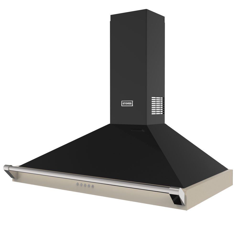 Stoves Richmond 90PYR Chimney Hood 444411657 - Cream Stoves Richmond 90PYR Chimney Hood 444411657 - Cream