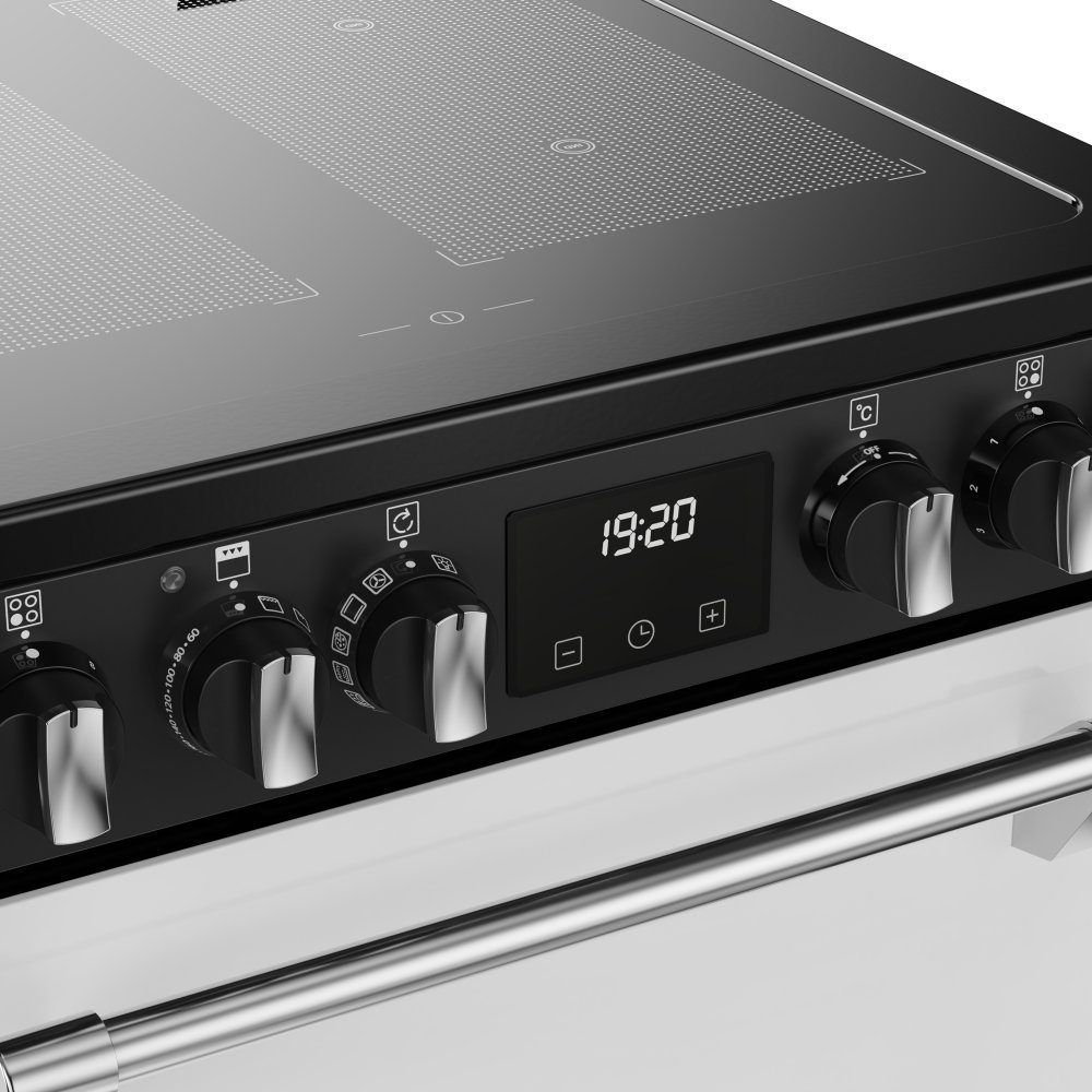 Stoves Richmond Deluxe 100EI Induction Range Cooker 444411873 - Black Stoves Richmond Deluxe 100EI Induction Range Cooker 444411873 - Black