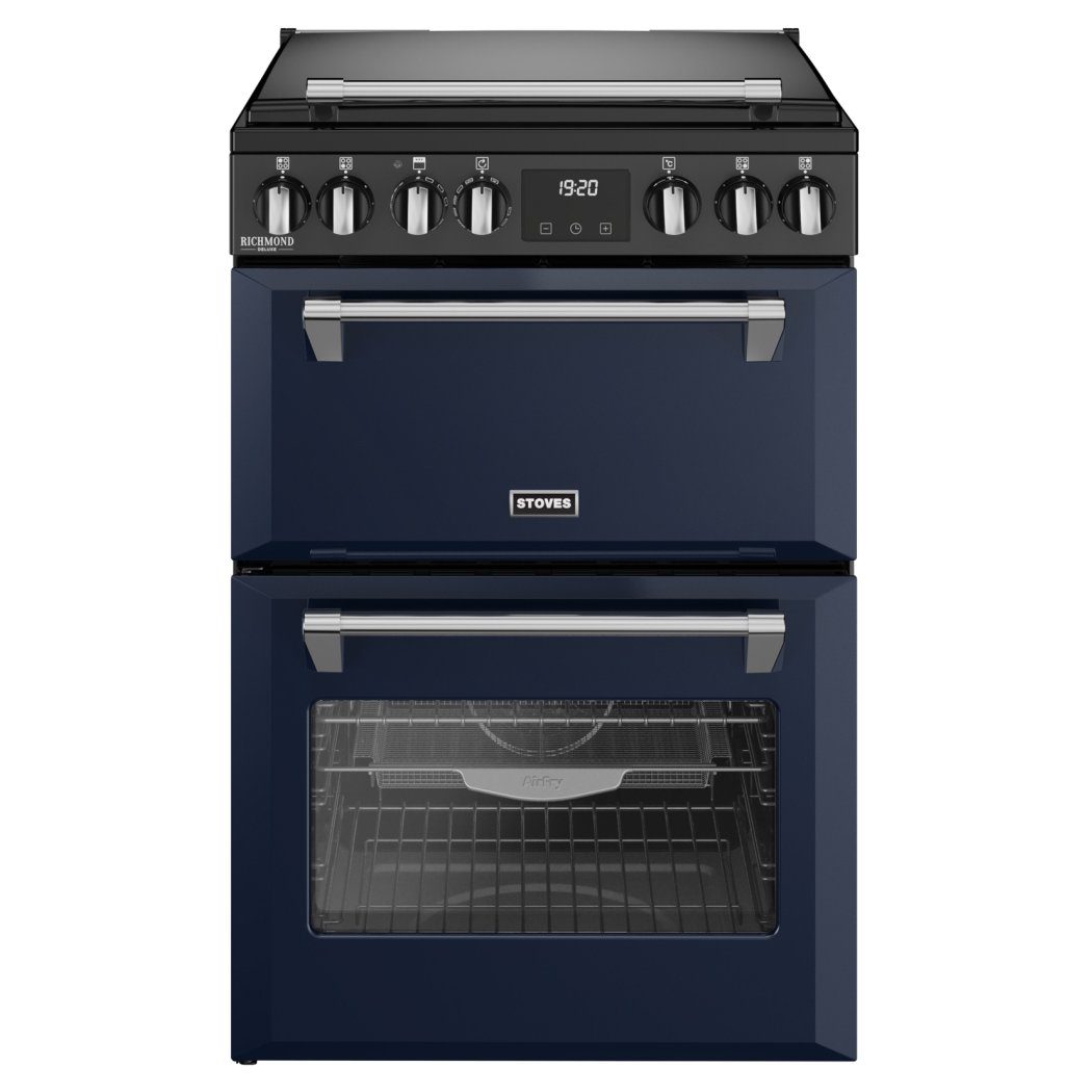 Stoves Richmond Deluxe 110DF Dual Fuel Range Cooker 444411876 - Black
