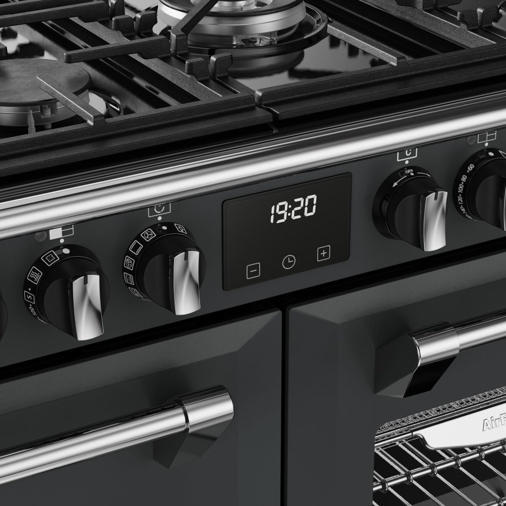 Stoves Richmond Deluxe 100DF Dual Fuel Range Cooker 444412015 - ANTHRACITE Stoves Richmond Deluxe 100DF Dual Fuel Range Cooker 444412015 - ANTHRACITE