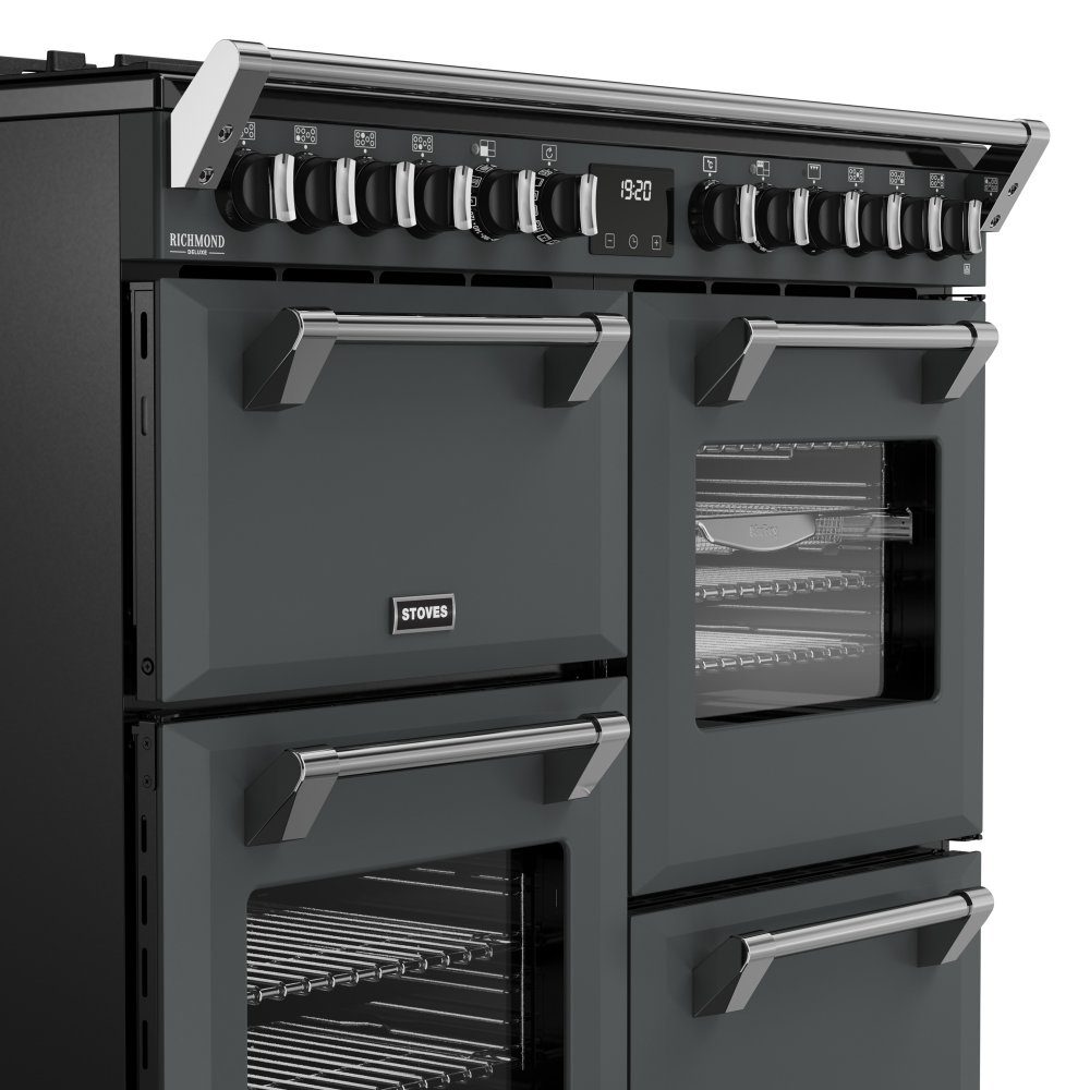 Stoves Richmond Deluxe 100DF Dual Fuel Range Cooker 444412015 - ANTHRACITE Stoves Richmond Deluxe 100DF Dual Fuel Range Cooker 444412015 - ANTHRACITE
