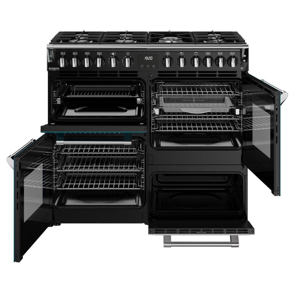Stoves Richmond Deluxe 100DF Dual Fuel Range Cooker 444412019 - Deep Marine Stoves Richmond Deluxe 100DF Dual Fuel Range Cooker 444412019 - Deep Marine