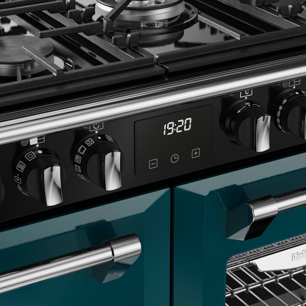 Stoves Richmond Deluxe 100DF Dual Fuel Range Cooker 444412019 - Deep Marine Stoves Richmond Deluxe 100DF Dual Fuel Range Cooker 444412019 - Deep Marine