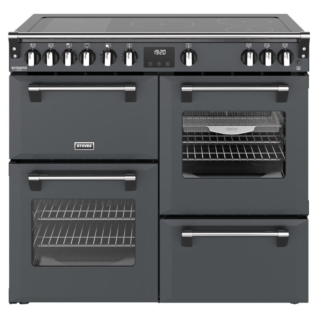 Stoves Richmond Deluxe 100EI Induction Range Cooker 444412021 - Anthracite