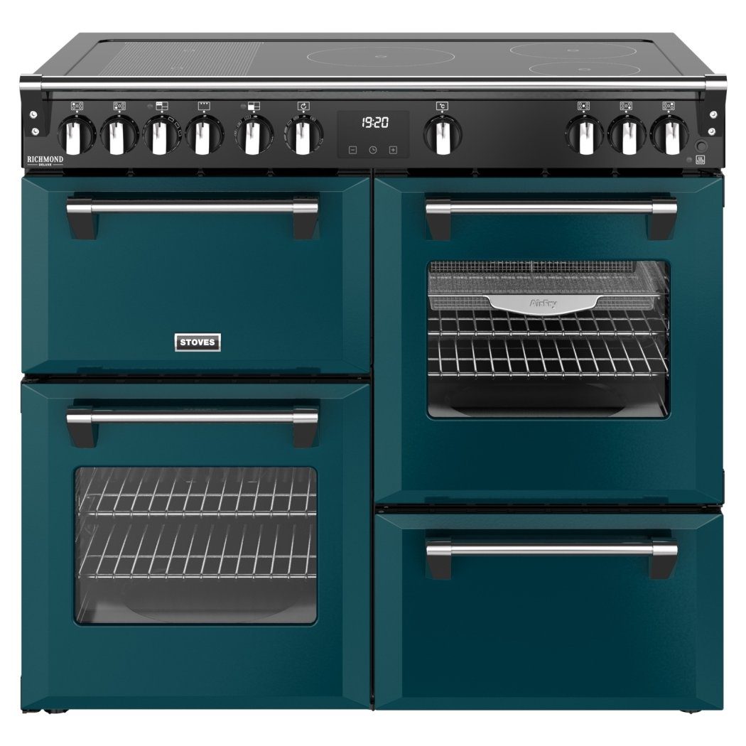 Stoves Richmond Deluxe 100EI Induction Range Cooker 444412025 - Deep Marine
