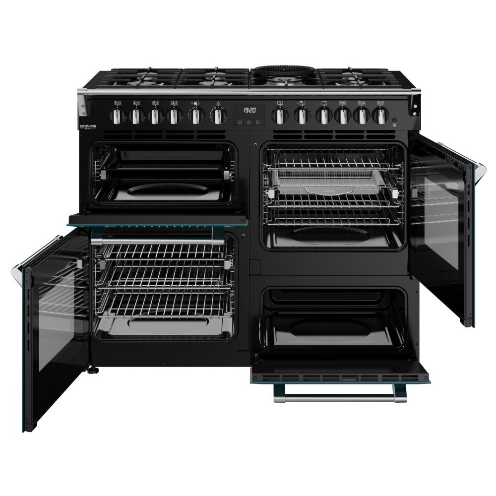 Stoves Richmond Deluxe 110DF Dual Fuel Range Cooker 444412031 - Deep Marine Stoves Richmond Deluxe 110DF Dual Fuel Range Cooker 444412031 - Deep Marine