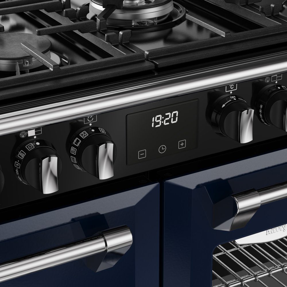 Stoves Richmond Deluxe 110DF Dual Fuel Range Cooker 444412030 - Midnight Blue Stoves Richmond Deluxe 110DF Dual Fuel Range Cooker 444412030 - Midnight Blue