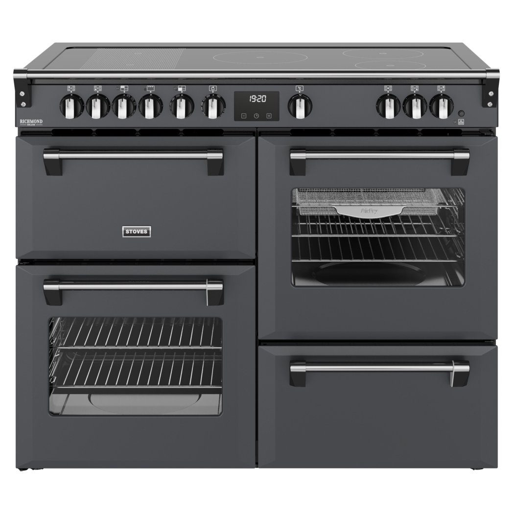 Stoves Richmond Deluxe 110EI Induction Range Cooker 444412033 - Anthracite