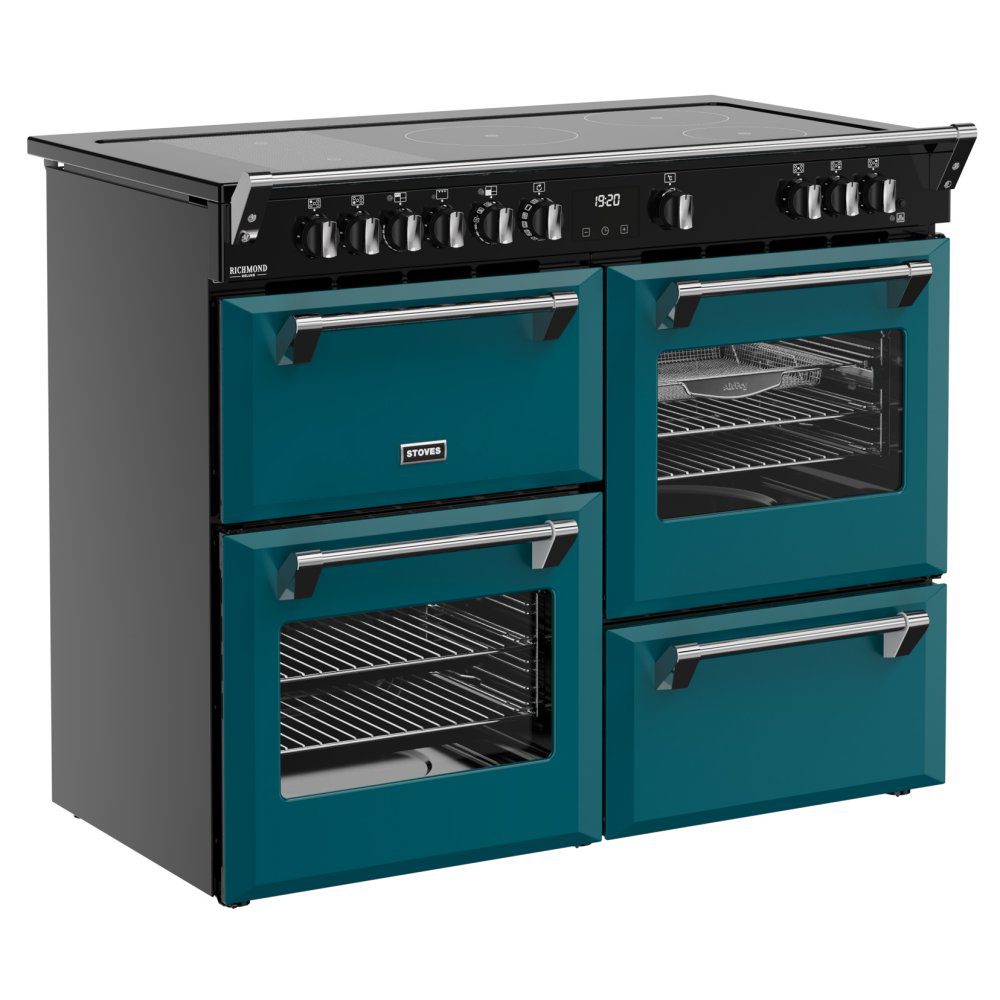 Stoves Richmond Deluxe 110EI Induction Range Cooker 444412037 - Deep Marine Stoves Richmond Deluxe 110EI Induction Range Cooker 444412037 - Deep Marine
