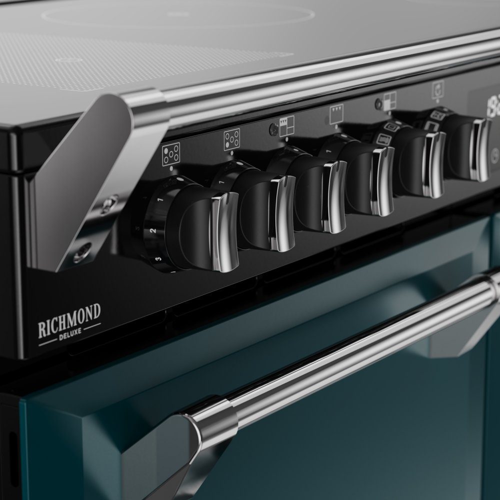 Stoves Richmond Deluxe 110EI Induction Range Cooker 444412037 - Deep Marine Stoves Richmond Deluxe 110EI Induction Range Cooker 444412037 - Deep Marine