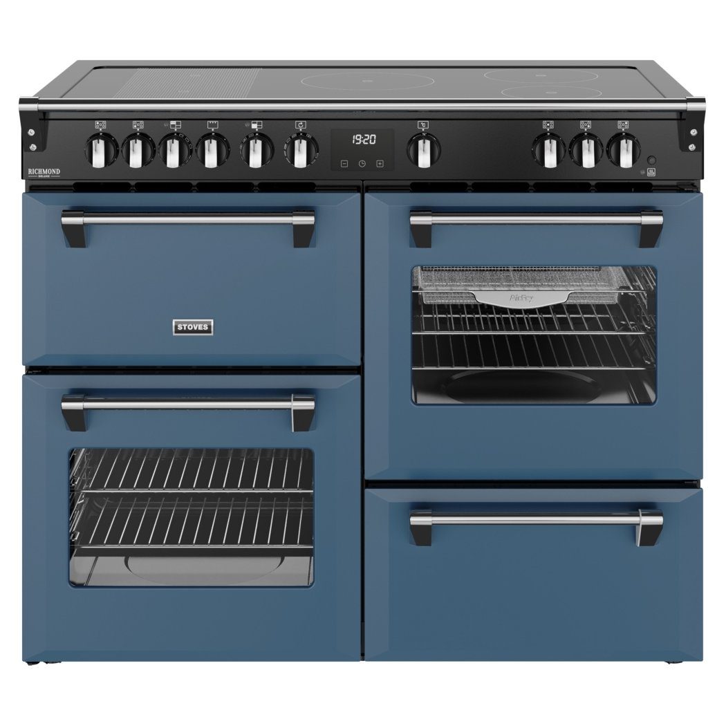 Stoves Richmond Deluxe 110EI Induction Range Cooker 444412035 - Twilight Blue