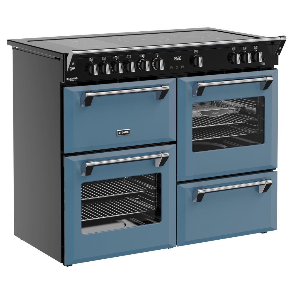 Stoves Richmond Deluxe 110EI Induction Range Cooker 444412035 - TWILIGHT BLUE Stoves Richmond Deluxe 110EI Induction Range Cooker 444412035 - TWILIGHT BLUE