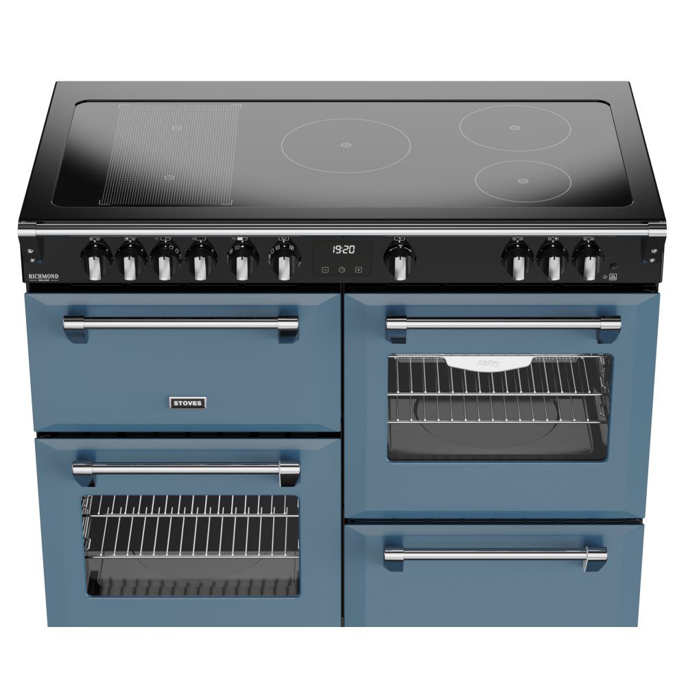 Stoves Richmond Deluxe 110EI Induction Range Cooker 444412035 - TWILIGHT BLUE Stoves Richmond Deluxe 110EI Induction Range Cooker 444412035 - TWILIGHT BLUE