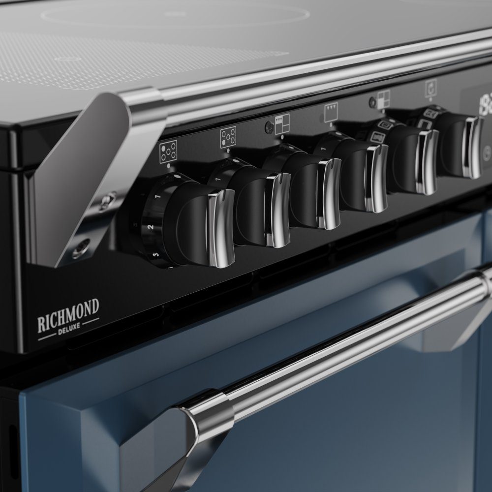 Stoves Richmond Deluxe 110EI Induction Range Cooker 444412035 - TWILIGHT BLUE Stoves Richmond Deluxe 110EI Induction Range Cooker 444412035 - TWILIGHT BLUE