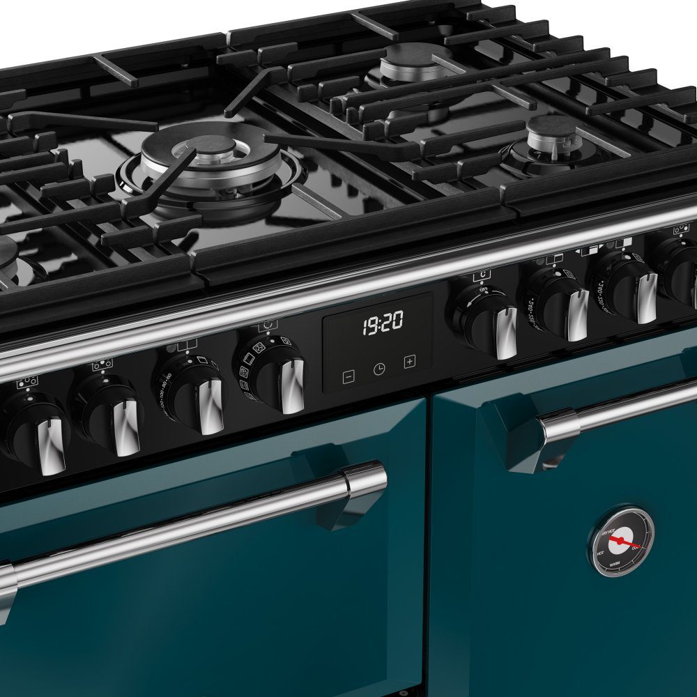 Stoves Richmond Deluxe 90DF Dual Fuel Range Cooker 444412007 - Deep Marine Stoves Richmond Deluxe 90DF Dual Fuel Range Cooker 444412007 - Deep Marine
