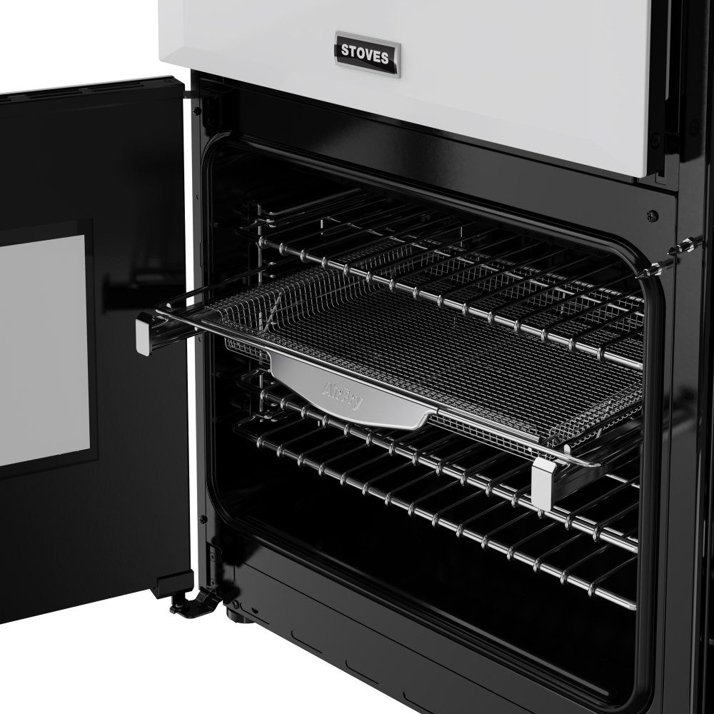 Stoves Richmond Deluxe 90DF Dual Fuel Range Cooker 444412004 - ICE WHITE Stoves Richmond Deluxe 90DF Dual Fuel Range Cooker 444412004 - ICE WHITE