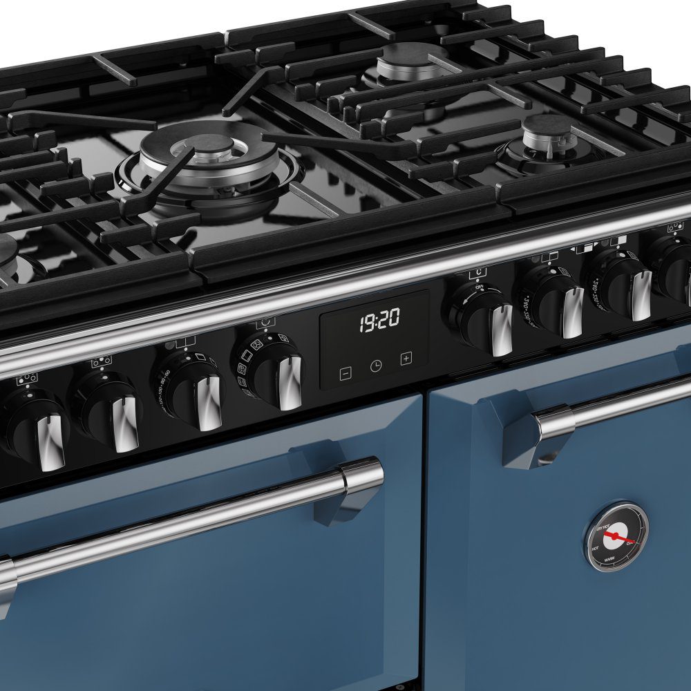Stoves Richmond Deluxe 90DF Dual Fuel Range Cooker 444412005 - TWILIGHT BLUE Stoves Richmond Deluxe 90DF Dual Fuel Range Cooker 444412005 - TWILIGHT BLUE