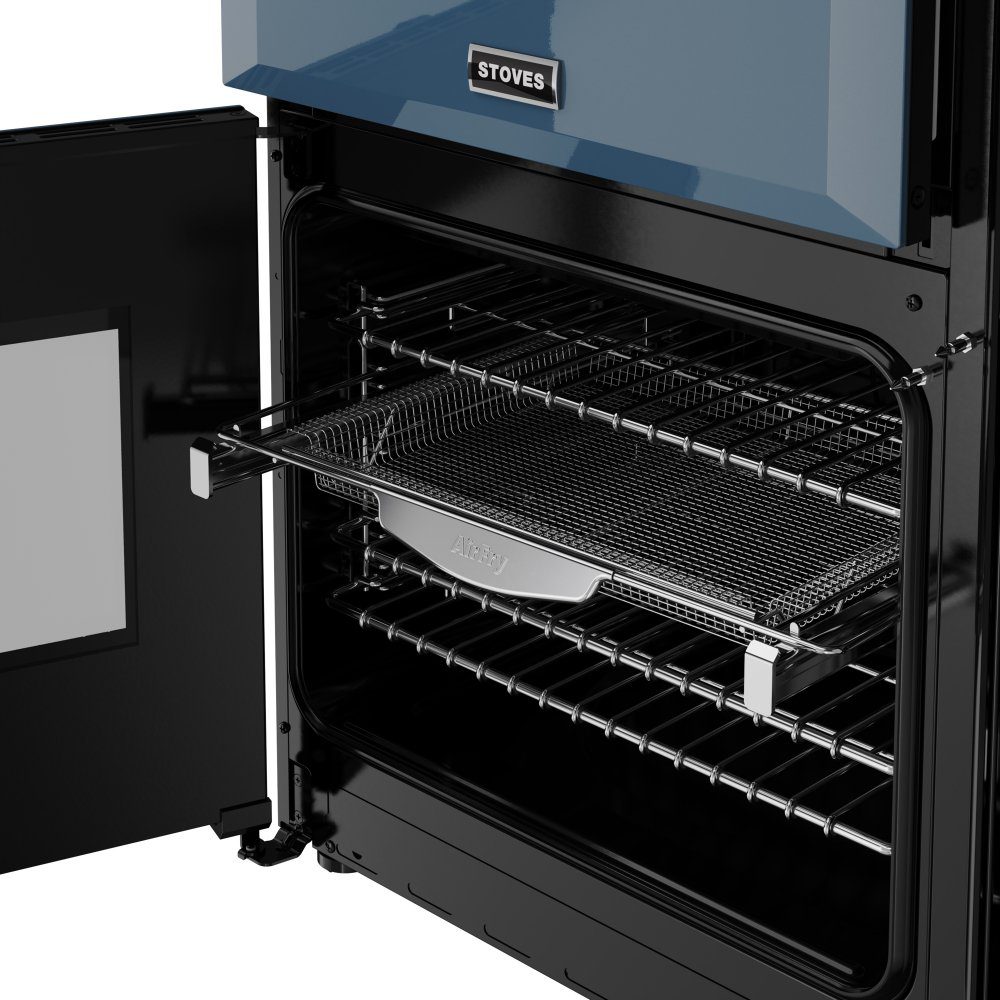 Stoves Richmond Deluxe 90DF Dual Fuel Range Cooker 444412005 - TWILIGHT BLUE Stoves Richmond Deluxe 90DF Dual Fuel Range Cooker 444412005 - TWILIGHT BLUE